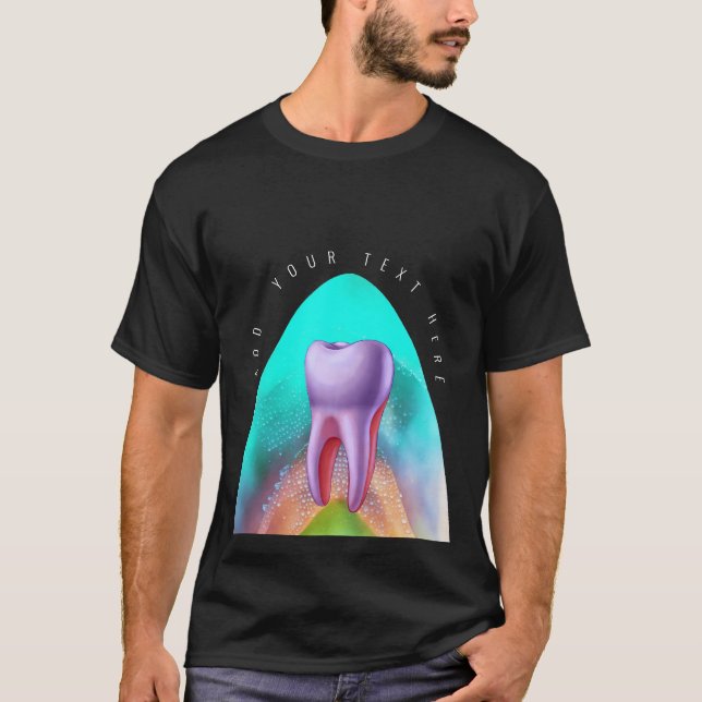 Camiseta Diente colorido (Anverso)