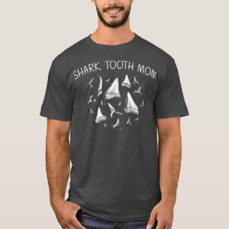 Camiseta Diente De Tiburón Gracioso Para Mamá Madre Tiburón