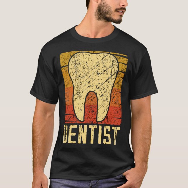 Camiseta Diente Dentista Retro Funny Pullover Hoodie (Anverso)