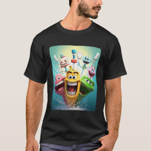 Camiseta Diente divertida Anime Dentist Dental Teeth Squad