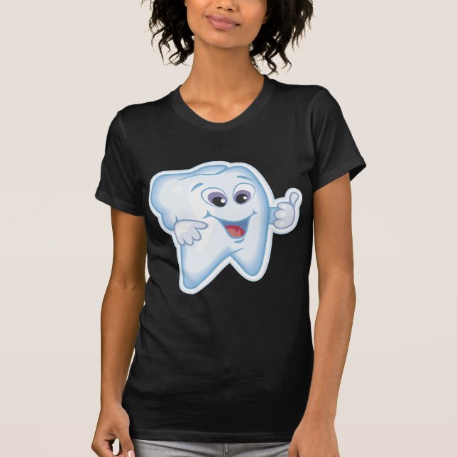 Camiseta Diente feliz sano (Anverso)