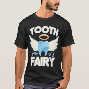Camiseta Diente Hada Graciosa Dentista Dientes Auxiliar Den