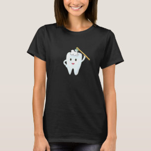 Camiseta Diente Limpia Los Dientes Con El Pincel De Dientes