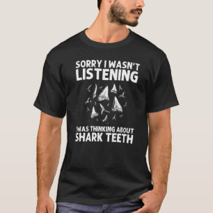 Camiseta Diente Tiburón Para Hombres Mujeres Tiburones Teet