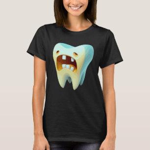 Camiseta Dientes De La Moneda Gráfica Dental Para Ser Memes