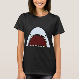 Camiseta dientes de tiburón peces mar