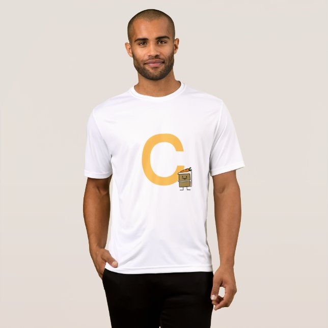 Camiseta Dientes del conejito de la rebanada de la torta de (Anverso completo)