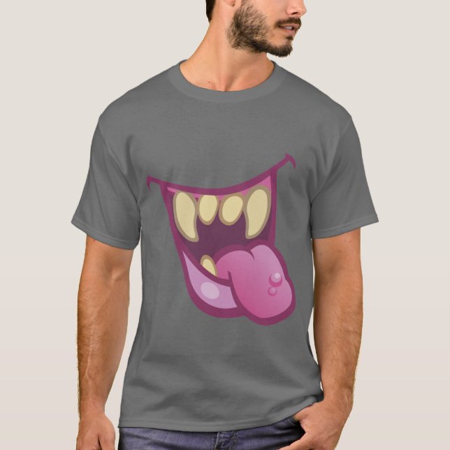 Camiseta Dientes del vampiro (Anverso)