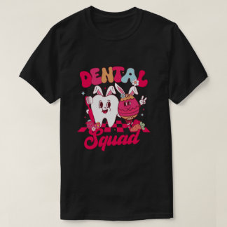 Camiseta Dientes divertidos Dental Squad Dentista Feliz Día