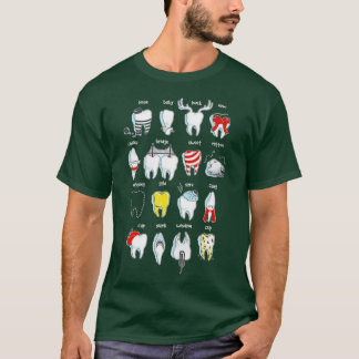 Camiseta Dientes divertidos diseños Dentista Dental