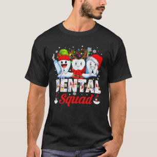 Camiseta Dientes divertidos Navidades de renos Santa