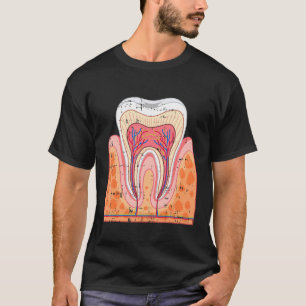 Camiseta Dientes Higiene Dental Asistente Higiénico Den