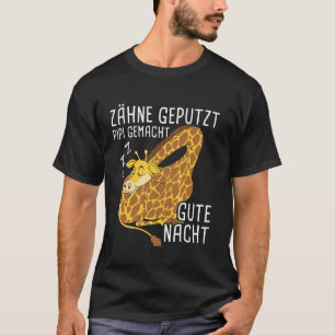 Camiseta DIENTES LIMPIOSPIPI HECHOBUENA NOCHE camisón jiraf