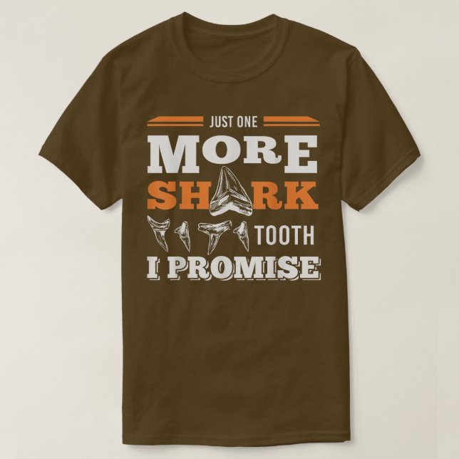 Camiseta Dientes más tiburones divertidos (Diseño del anverso)