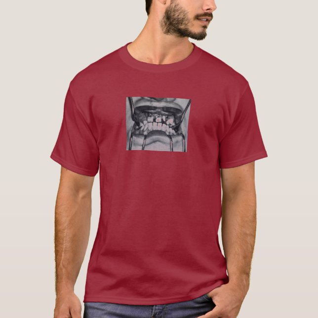 Camiseta Dientes rotos enojados (Anverso)