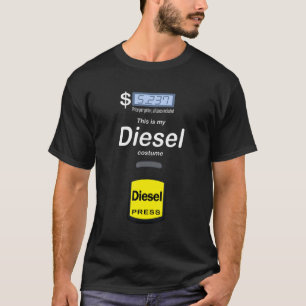 Camiseta Diesel Diesel de Halloween Bomba de gas