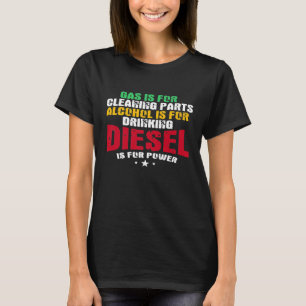 Camiseta Diesel Mánico Diesel Es Para Reparación De Camione