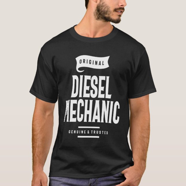Camiseta Diesel Mechanft Regalo Funny Job Title Profession (Anverso)