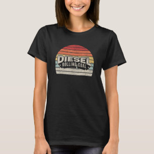 Camiseta Diesel Motor Diesel Diesel Funny Rolling Coal Retr