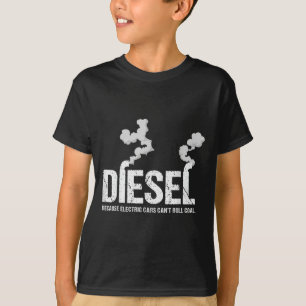 Camiseta Diesel porque eléctrico no puede rodar camión de c