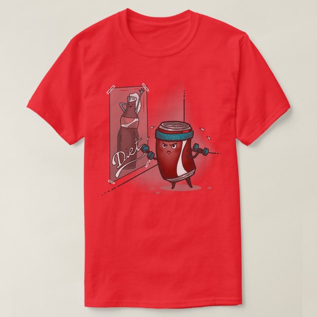 Camiseta Diet Cola (Diseño del anverso)