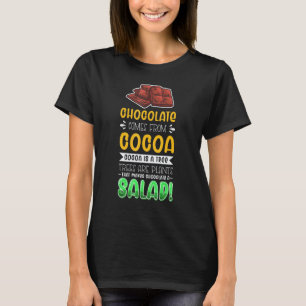 Camiseta Dieta De Ensalada Vegana Y Vegetariana Kale Cocoa