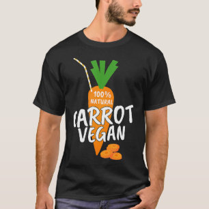 Camiseta Dieta de Jugo Vegan de Zanahoria Natural