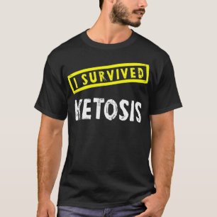 Camiseta Dieta De Keto Graciosa I Sobrevivió A La Herida De