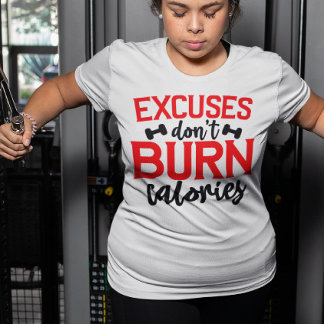 Camiseta Dieta de pérdida de peso motivacional de gimnasio