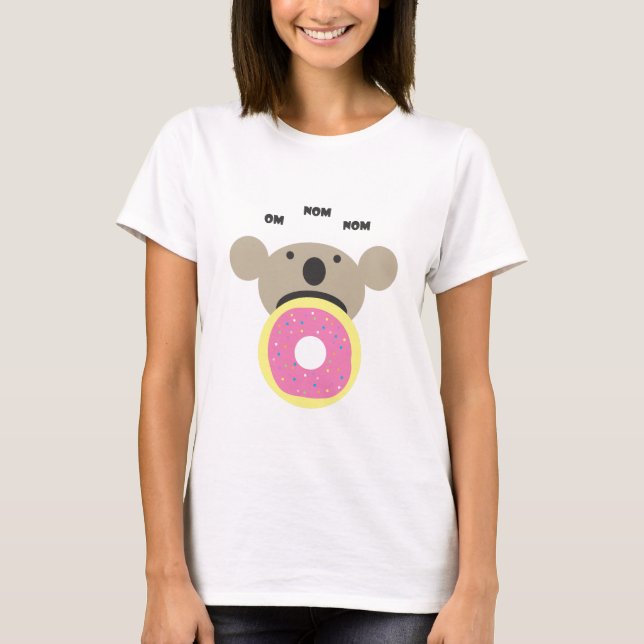 Camiseta Dieta del buñuelo de la koala (Anverso)