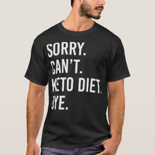 Camiseta Dieta divertida de Keto