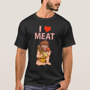 Camiseta Dieta divertida de Keto, me encanta la carne