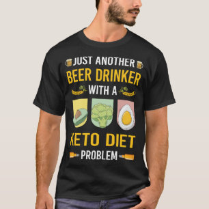 Camiseta Dieta Keto Cetogénica para Bebedores de Cerveza Ce