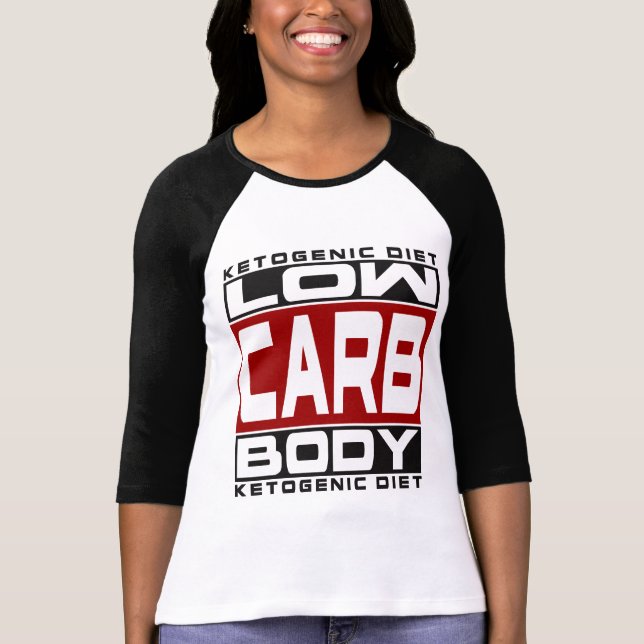 Camiseta DIETA QUETOGÉNICA: ¡Cuerpo bajo del carburador! (Anverso)