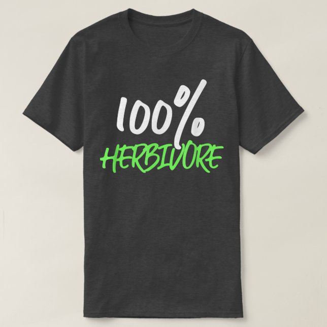 Camiseta Dieta vegetal herbivora (Diseño del anverso)