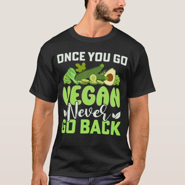 Camiseta Dieta vegetariana vegana Comida saludable  2 (Anverso)