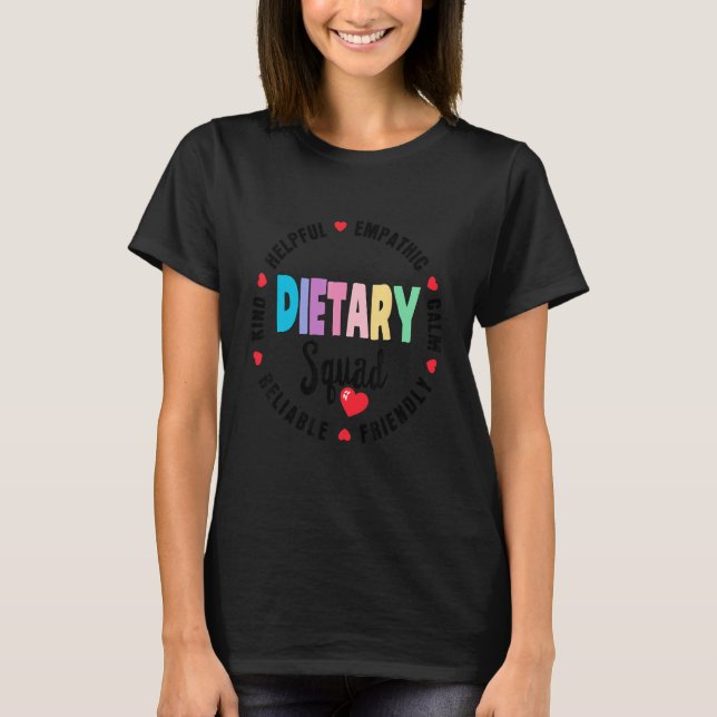 Camiseta Dietary SQUAD Appreciation Week healthcare Dietiti (Anverso)