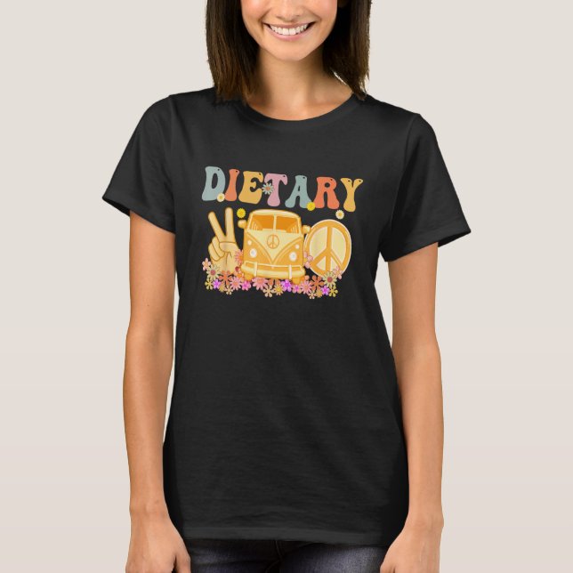 Camiseta Dietary Week Groovy Appreciation Day For Women (Anverso)