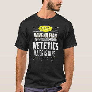 Camiseta Dietética El Diseño Principal No Tiene Miedo