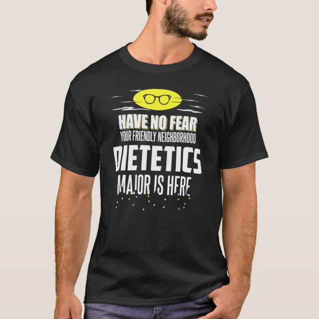 Camiseta Dietética El Diseño Principal No Tiene Miedo (Anverso)