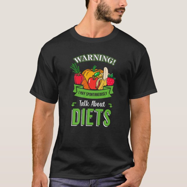 Camiseta Dietista dietista de RDN dietista nutricionista di (Anverso)