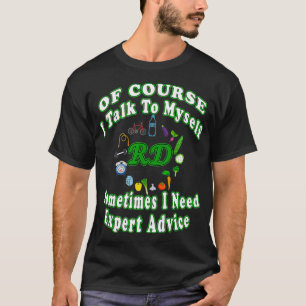 Camiseta Dietista Graciosa Registrada Con La Que Hablo.