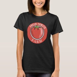 Camiseta Dietista nutricionista de frutas de tomate vegetal