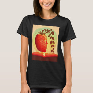 Camiseta Dietista nutricionista de frutas de tomate vegetal