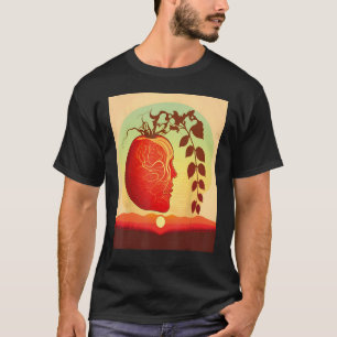 Camiseta Dietista nutricionista de frutas de tomate vegetal