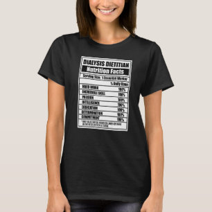 Camiseta Dietista Nutricionista Dieta Gráfica