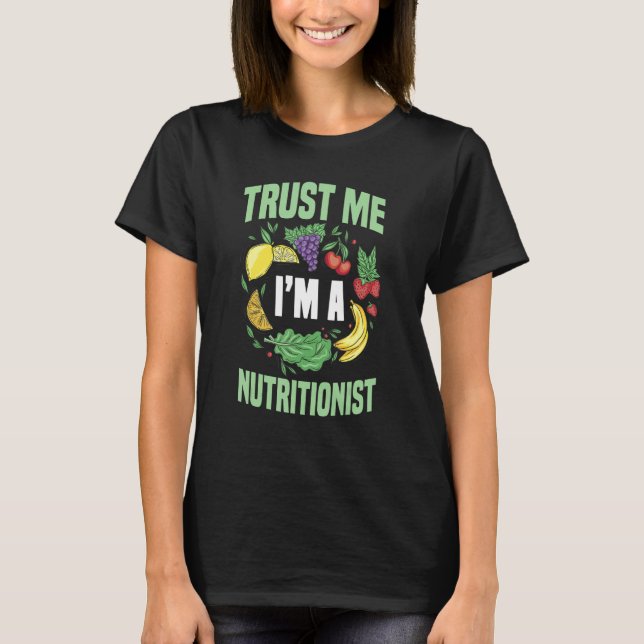 Camiseta Dietista Nutricionista Entrenadores de Salud RDN M (Anverso)