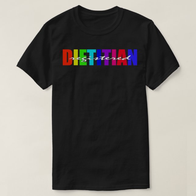 Camiseta Dietista registrado (Diseño del anverso)