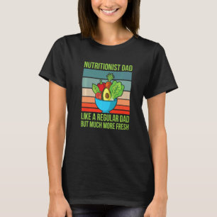 Camiseta Dietista titulada para un padre nutricionista