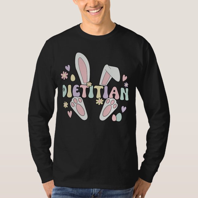 Camiseta Dietitian Easter Bunny Dietetics Easter Day (Anverso)